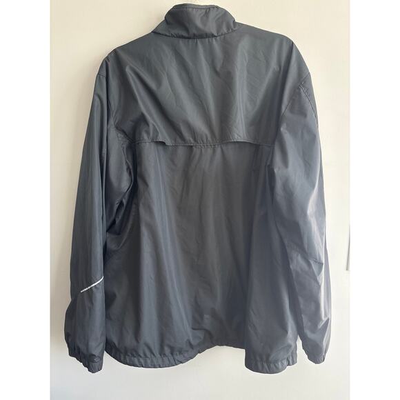 Starter Windbreaker Zip Up Jacket Gray Size XL - Picture 5 of 6